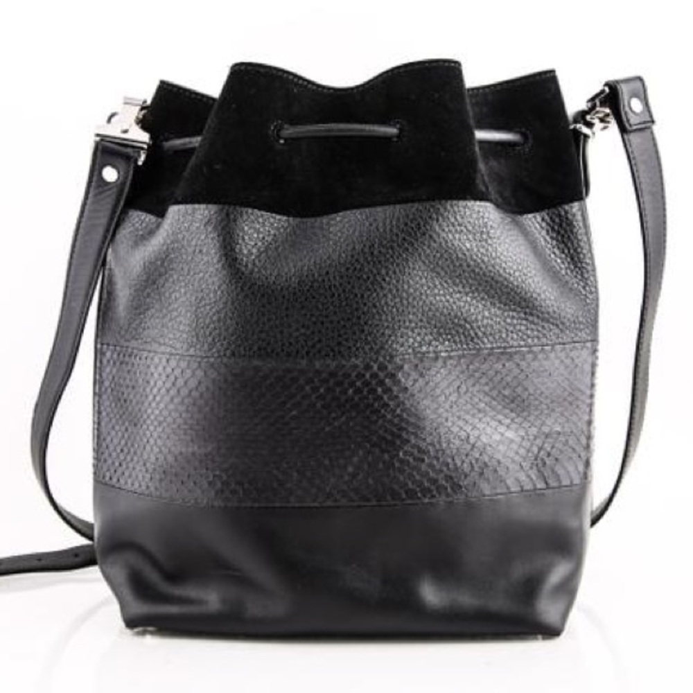 Proenza Schouler leather paneled bucket bag - Picture 3 of 14